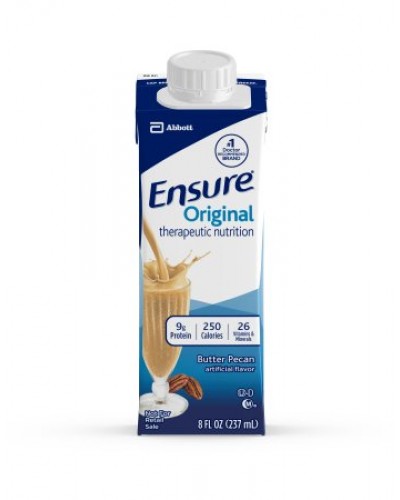 Oral Supplement Ensure® Butter Pecan Flavor Ready to Use 8 oz. Container Carton 24/cs