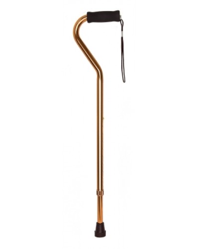 Offset Cane McKesson Aluminum 30 to 39 Inch Height Bronze
