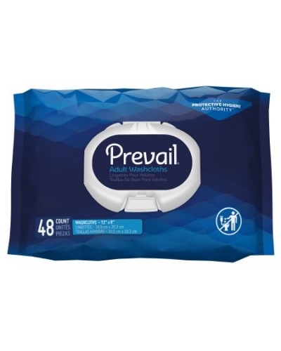 Personal Wipe Prevail® Soft Pack Aloe / Vitamin E / Chamomile Scented 48 Count