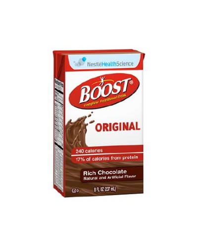 Oral Supplement Boost® Rich Chocolate Flavor Ready to Use 8 oz. Container Carton
