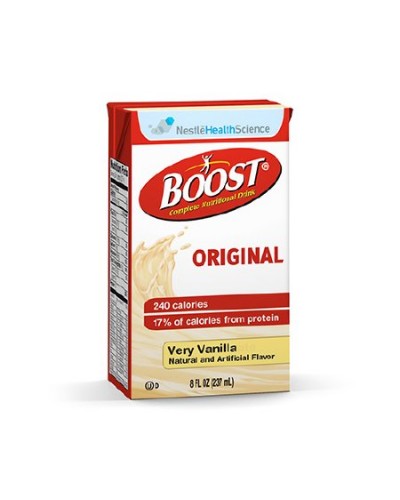 Oral Supplement Boost® Very Vanilla Flavor Ready to Use 8 oz. Container Carton 27/cs