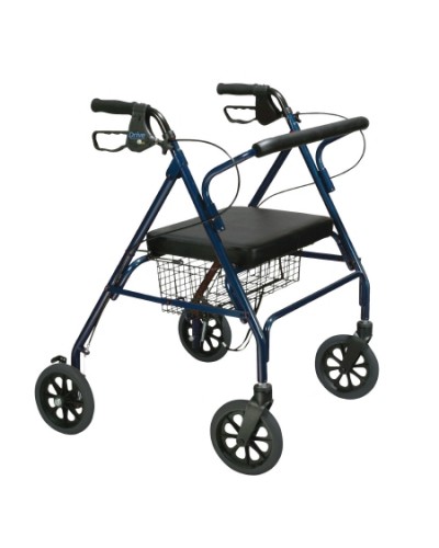 Bariatric 4 Wheel Rollator drive™ Go-Lite Blue Steel Frame